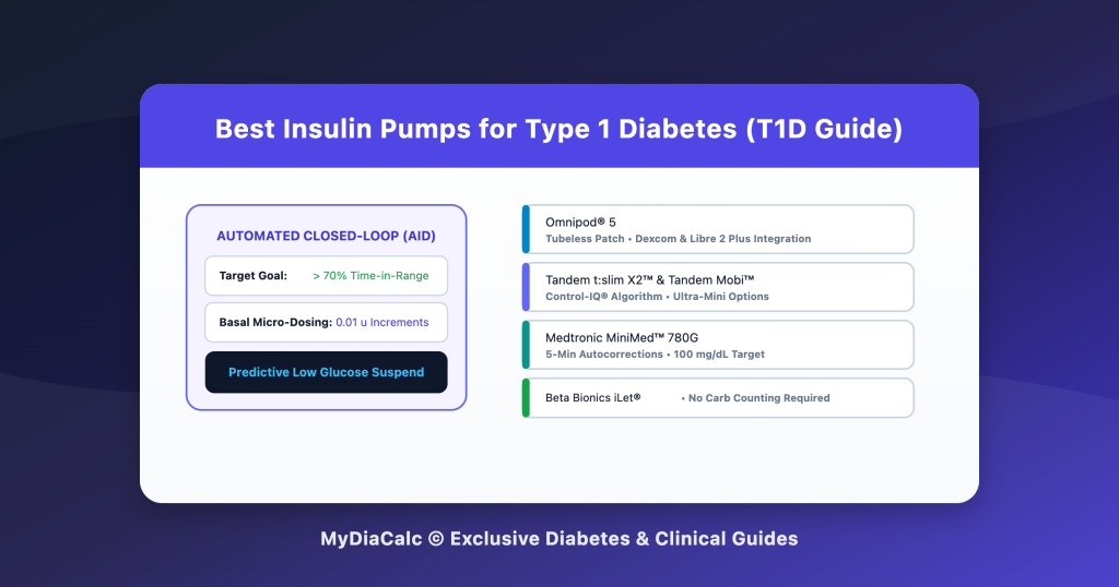 best insulin pump for type 1 diabetes